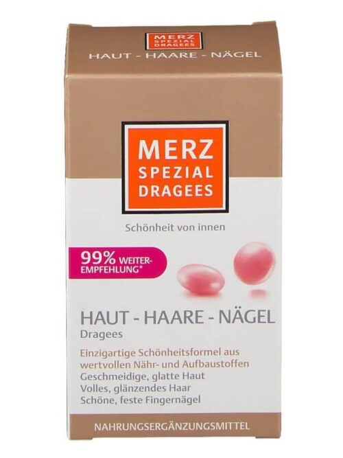 Thuốc Da Tóc Móng Merz Spezial Dragees Haut Haare Nagel, 120 Viên