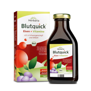 Siro sắt hữu cơ Herbaria Blutquick bổ sung sắt và vitamin, 250ml